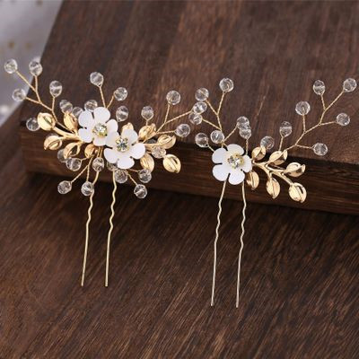3 piece Butterfly Design Bridal Hairpins - Click Image to Close